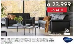 Skeidar Stressless Flora 2-seter tilbud