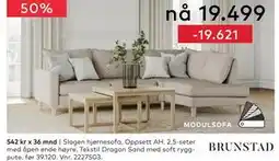 Skeidar Slogen hjørnesofa tilbud