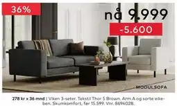 Skeidar Viken 3-seter tilbud