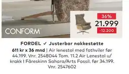 Skeidar Air Lenestol u/ krakk tilbud