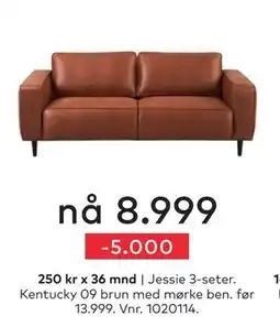 Skeidar Jessie 3-seter tilbud