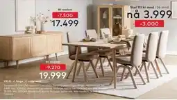 Skeidar Stressless Chilli (M) spisestol tilbud