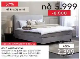 Skeidar OSLO KONTINENTAL tilbud