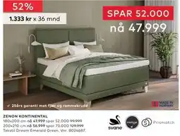 Skeidar ZENON KONTINENTAL tilbud