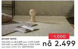 Skeidar DOVER TEPPE tilbud
