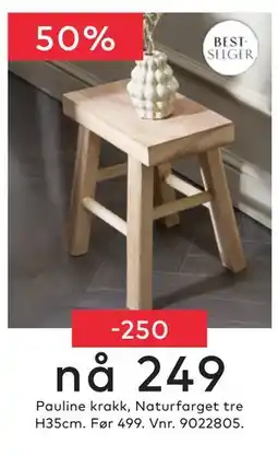 Skeidar Pauline krakk tilbud