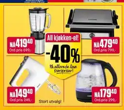 Europris All kjøkken-el! tilbud