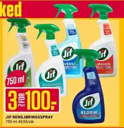Europris JIF RENGJØRINGSSPRAY tilbud