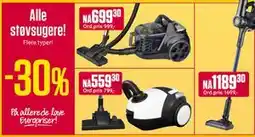 Europris Alle støvsugere! tilbud