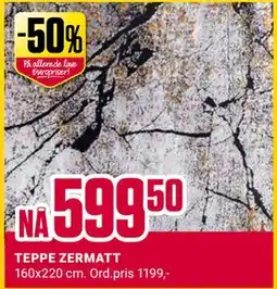 Europris TEPPE ZERMATT tilbud