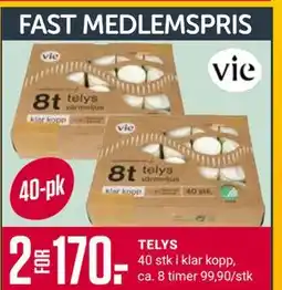 Europris TELYS, Medlemspris tilbud