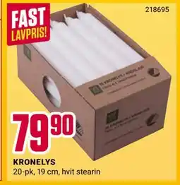 Europris KRONELYS tilbud