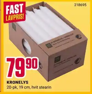 Europris KRONELYS tilbud