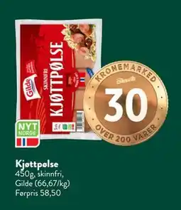 Jacobs Kjøttpølse tilbud