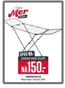 Europris TØRKESTATIV, App-pris tilbud