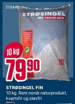 Europris STRØSINGEL FIN tilbud