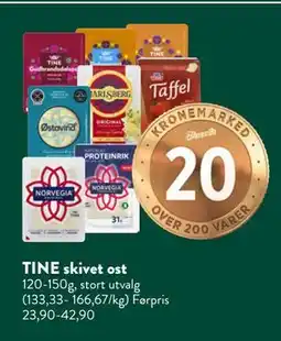 Jacobs TINE skivet ost tilbud