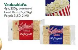 Jacobs Vestlandslefsa tilbud