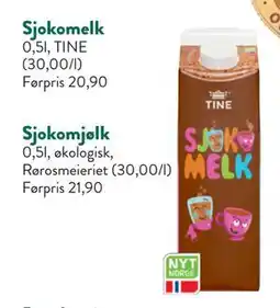 Jacobs Sjokomelk tilbud