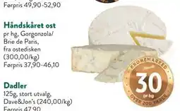 Jacobs Håndskåret ost tilbud