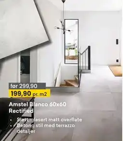 Right Price Tiles Amstel Blanco 60x60 Rectified tilbud