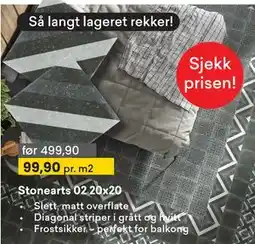 Right Price Tiles Stonearts 02 20x20 tilbud