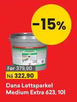 Right Price Tiles Dana Lettsparkel Medium Extra 623, 10l tilbud