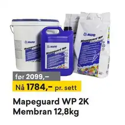 Right Price Tiles Mapeguard WP 2K Membran 12,8kg tilbud