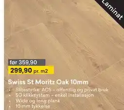 Right Price Tiles Swiss St Moritz Oak 10mm tilbud