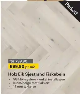 Right Price Tiles Holz Eik Sjøstrand Fiskebein tilbud