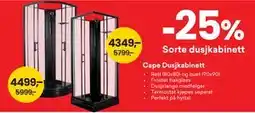 Right Price Tiles Cape Dusjkabinett tilbud