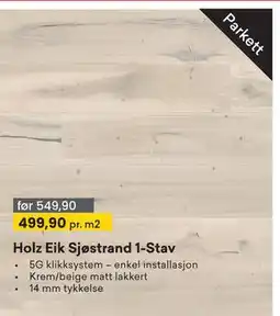 Right Price Tiles Holz Eik Sjøstrand 1-Stav tilbud