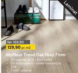 Right Price Tiles MyFloor Trend Oak Grey 7 mm tilbud