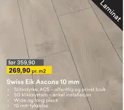 Right Price Tiles Swiss Eik Ascona 10 mm tilbud