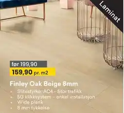 Right Price Tiles Finley Oak Beige 8mm tilbud