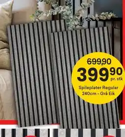 Right Price Tiles Spileplater Regular 240cm - Grå Eik tilbud