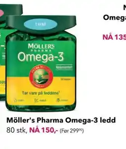 Apotek 1 Möller's Pharma Omega-3 ledd tilbud