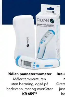 Apotek 1 Ridian pannetermometer tilbud