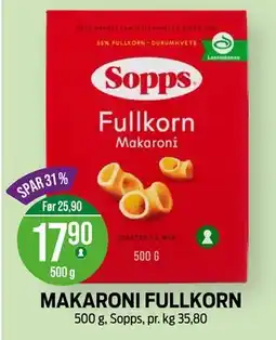 Kiwi MAKARONI FULLKORN tilbud
