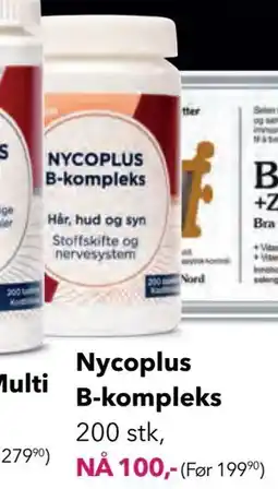 Apotek 1 Nycoplus B-kompleks tilbud
