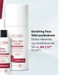 Apotek 1 Enriching Face Vital ansiktskrem tilbud