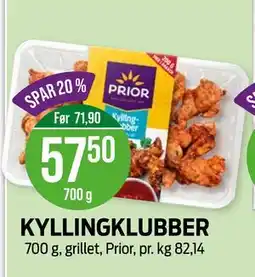Kiwi KYLLINGKLUBBER tilbud