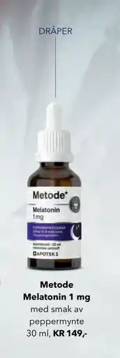 Apotek 1 Melatonin 1 mg tilbud