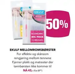 Apotek 1 EKULF MELLOMROMSBØRSTER tilbud