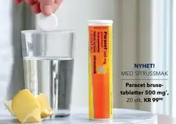 Apotek 1 Paracet brusetabletter 500 mg tilbud