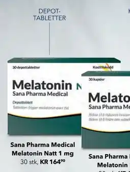 Apotek 1 Melatonin Natt 1 mg tilbud