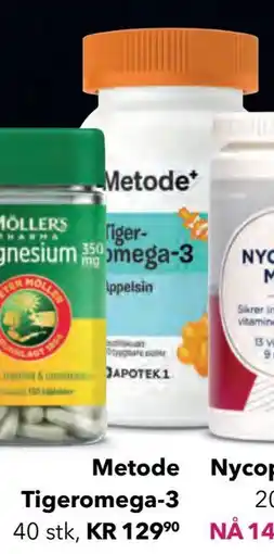 Apotek 1 Metode Tigeromega-3 tilbud