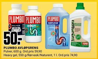 Europris Plumbo avløpsrens tilbud