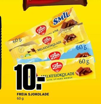 Europris Freia sjokolade tilbud