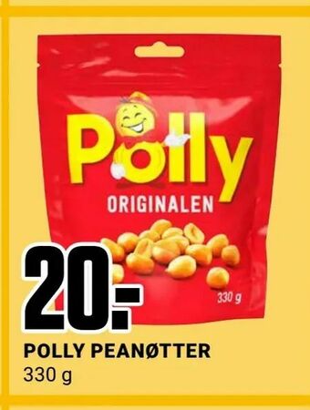 Europris Polly peanøtter tilbud
